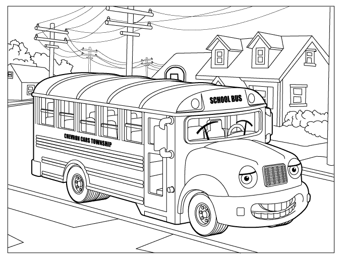 coloring cars