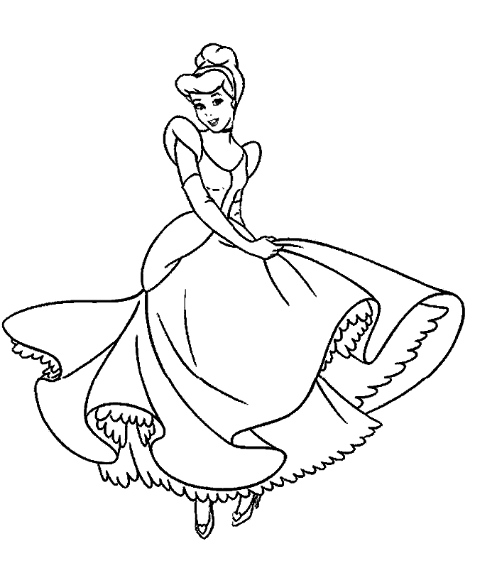 All The Disney Princesses Coloring Pages. Princess Coloring Pages 9. All