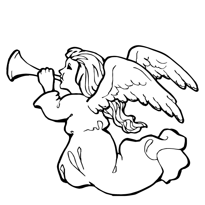 Angel Coloring Pages 3