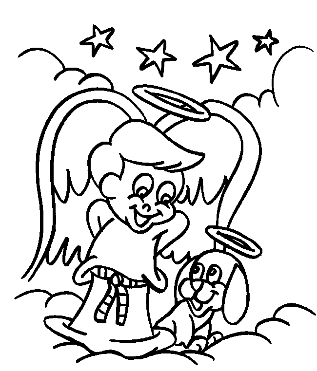 Angel Coloring Pages 8
