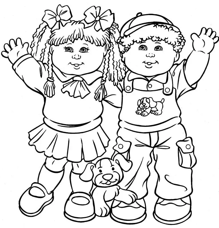 Child Coloring Pages 1