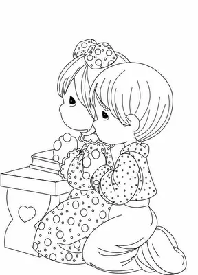Child Coloring Pages 9